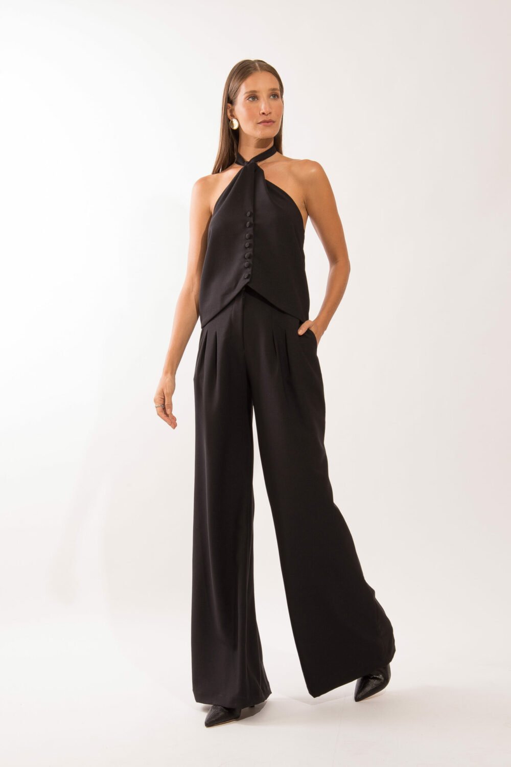 Calça Flora Preto