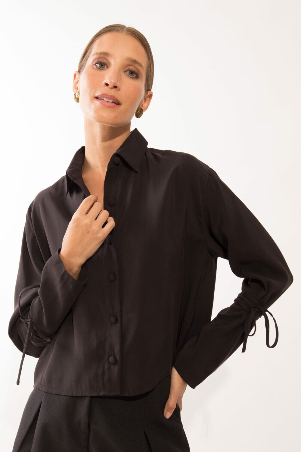 Camisa Julia Preto