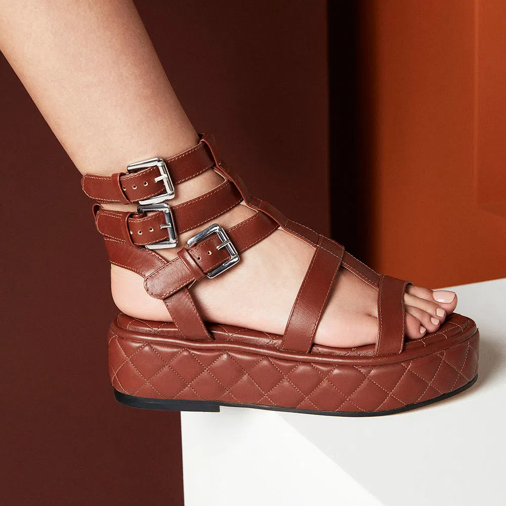 Flatform Monaco Cognac