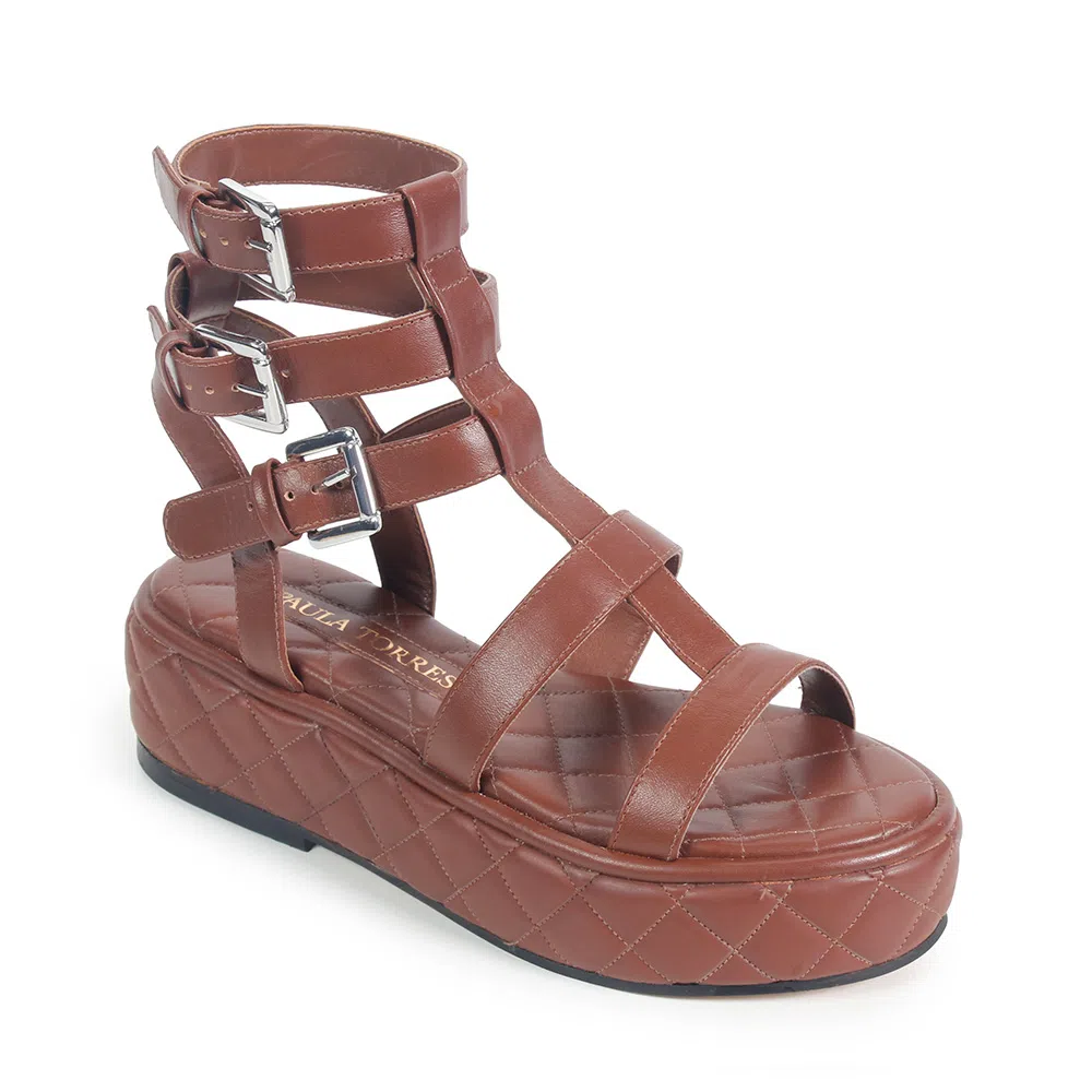 Flatform Monaco Cognac - Imagem 2