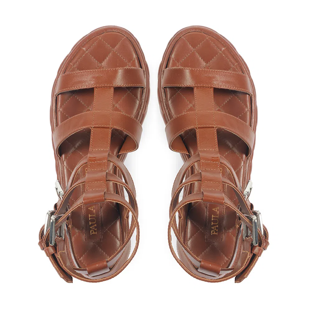 Flatform Monaco Cognac - Imagem 4