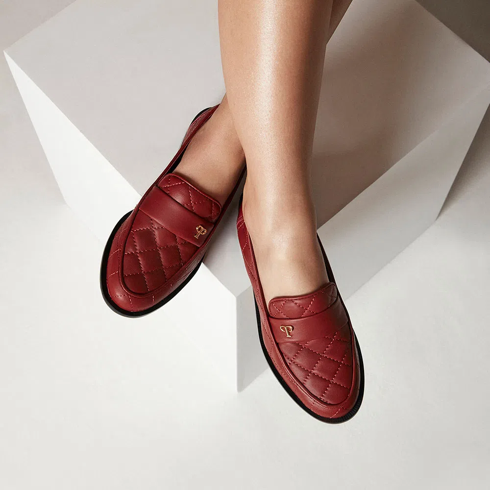 Mocassim Monaco Carmin