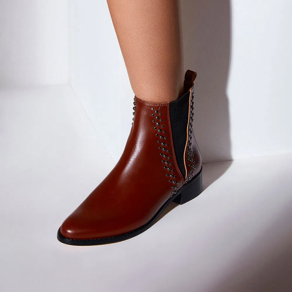Bota Madri Cognac