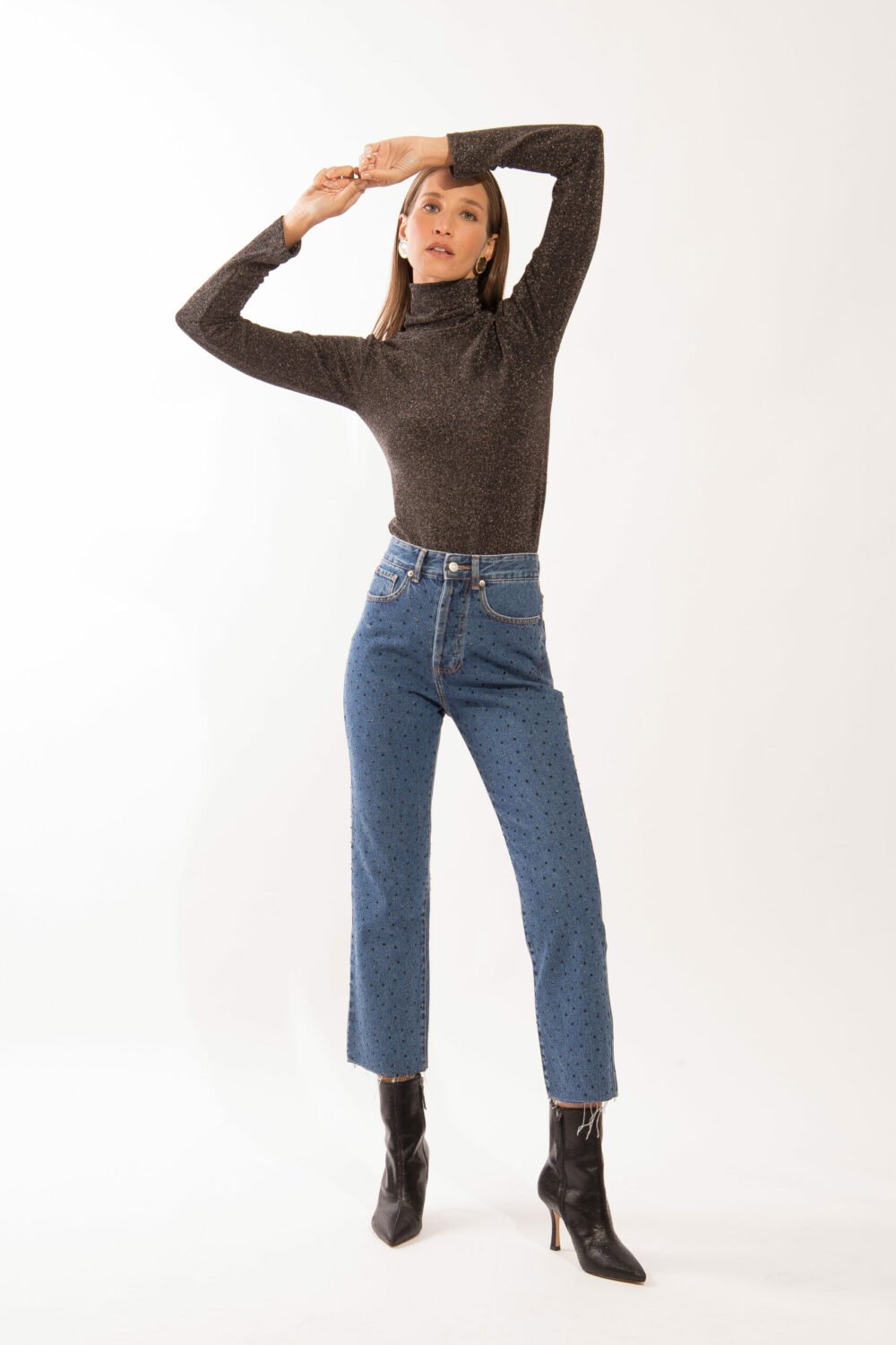Calça Cintia Jeans Escuro - Imagem 2