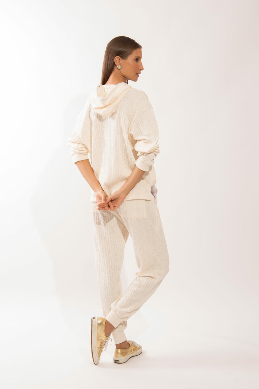 CALÇA TRICOT BELLA OFF WHITE - Imagem 3