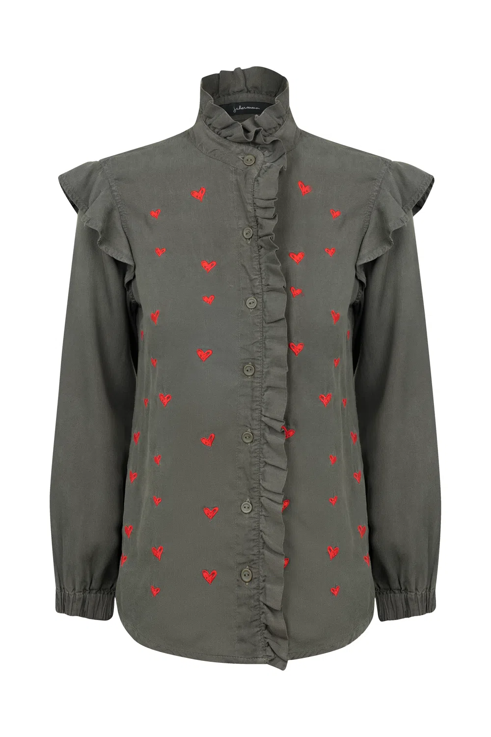 Camisa Coracoes Verde - Imagem 2