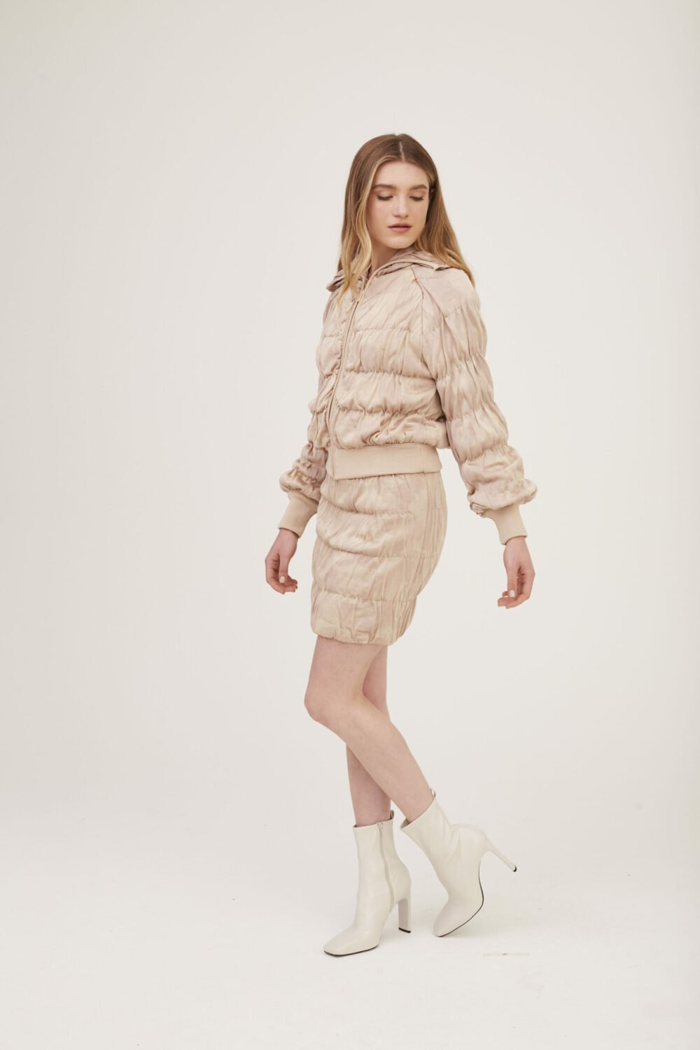 Jaqueta Matelasse Em Tricot Moonlight - Imagem 2