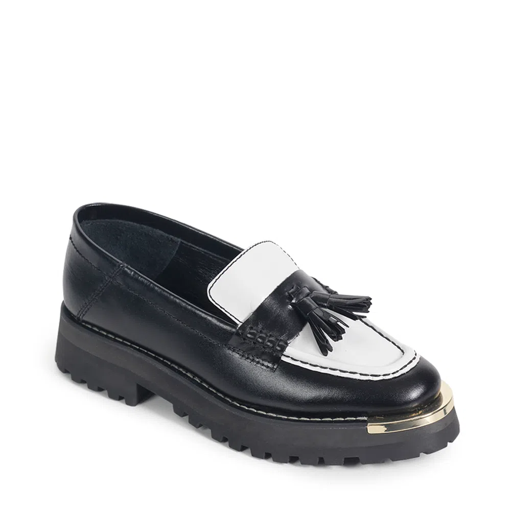 Mocassim Isla Preto/Branco - Imagem 2