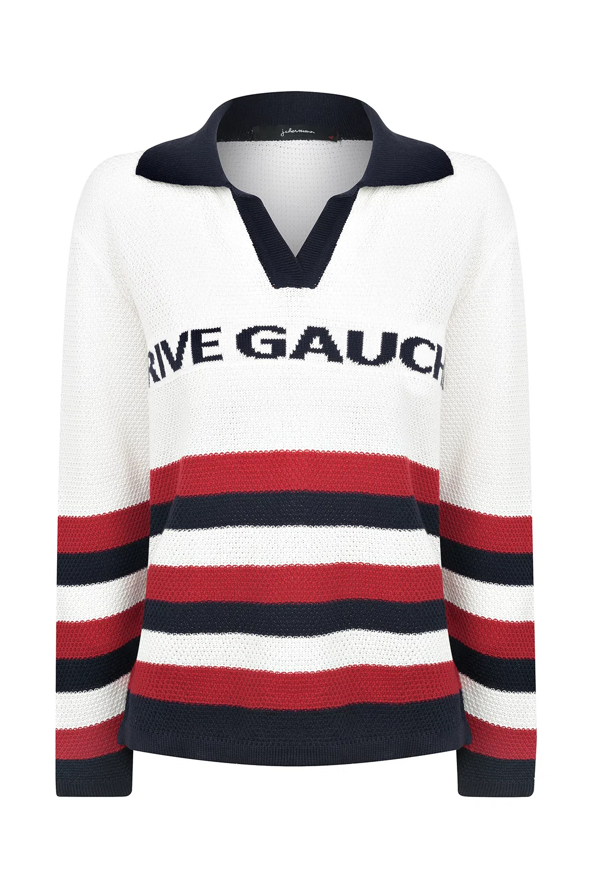 Blusa Polo Rive Gauche Off White - Imagem 3