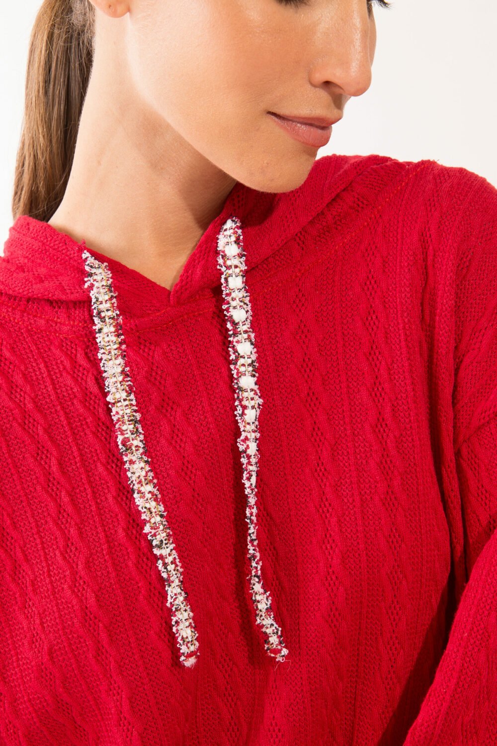 CASACO TRICOT ISABELA VERMELHO - Imagem 2