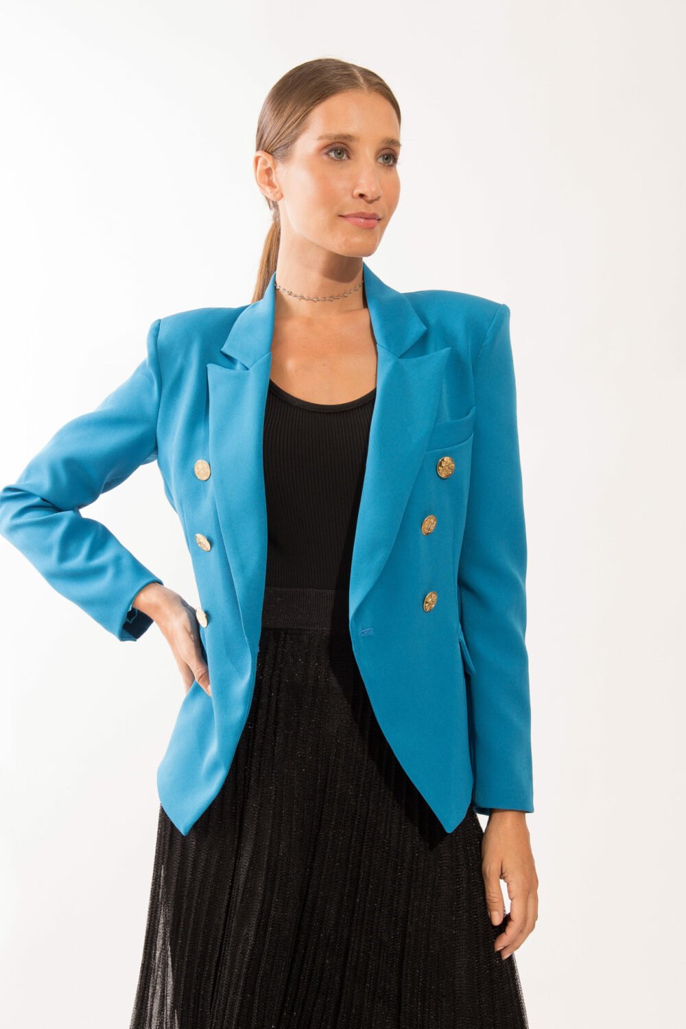 Blazer Tiffany Azul