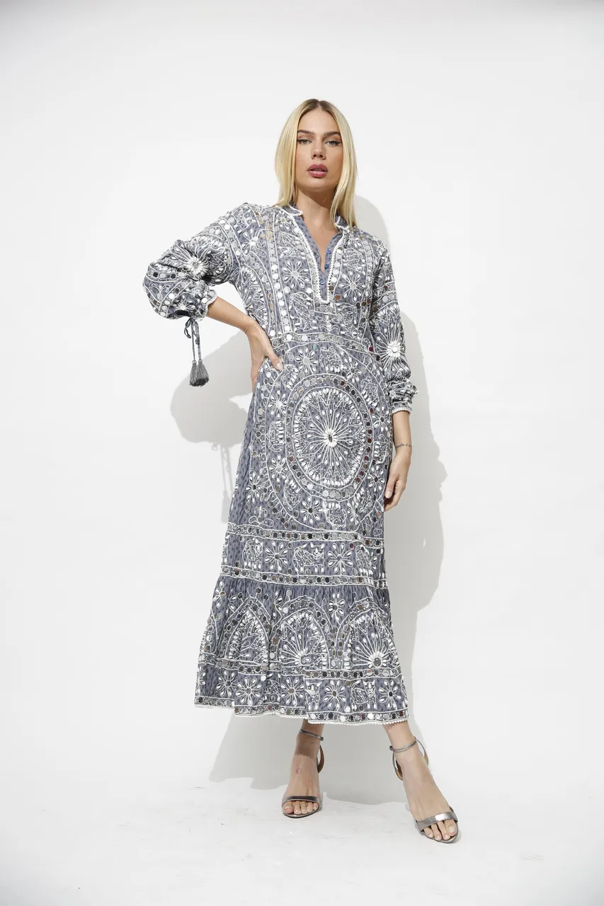 Kori Long Dress Azul