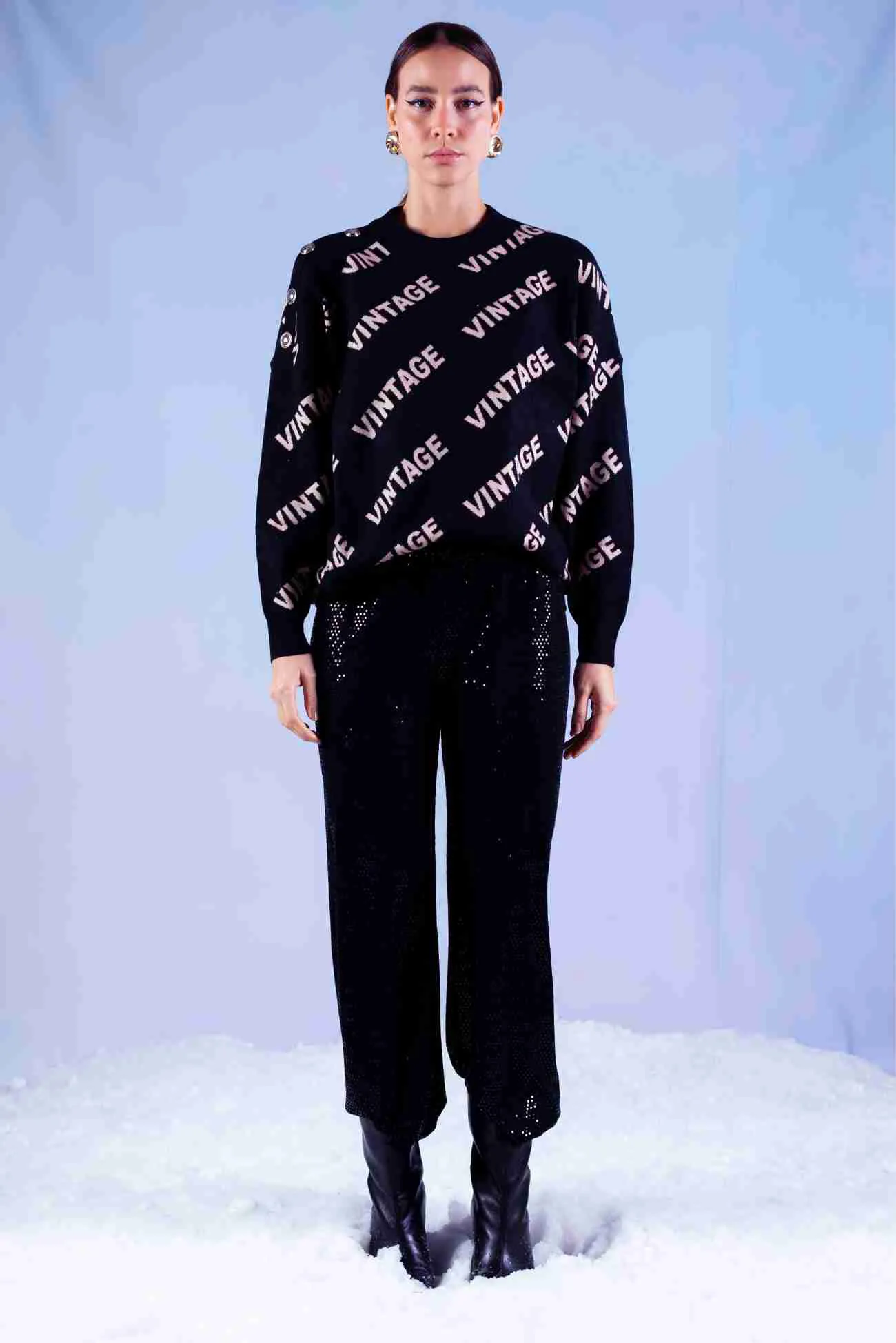 TRICOT BOTTON V. PRETO UN