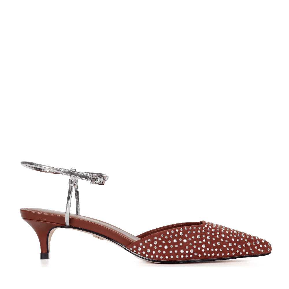 Scarpin Sintra Stud Cognac - Imagem 2