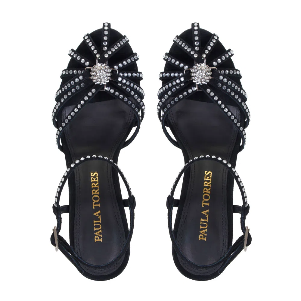 Sandália Luna Sparkle Preto - Imagem 4