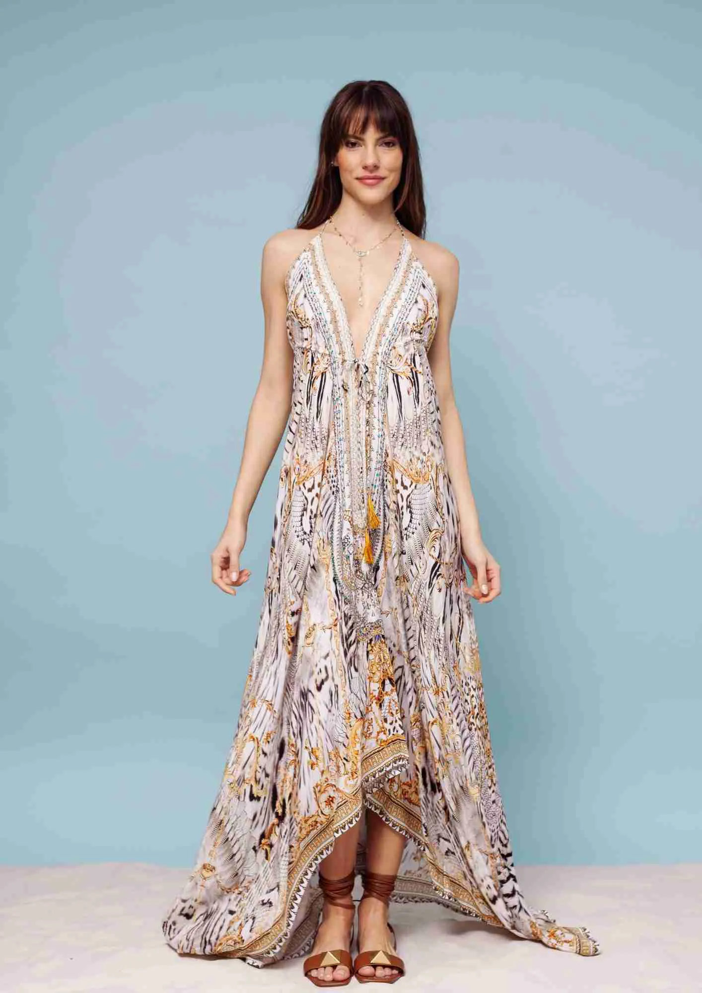 VESTIDO PORTUGAL ESTAMPADO OFF