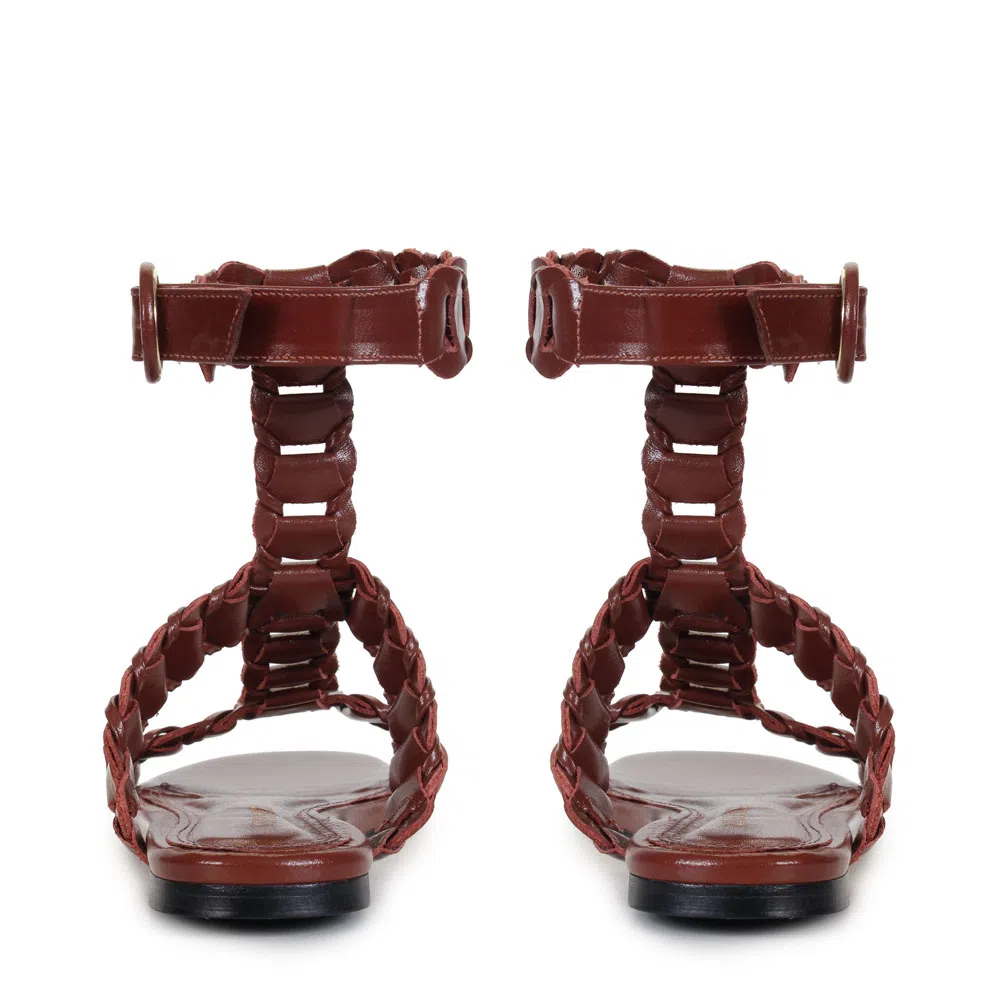 Rasteira Pilar Cognac - Imagem 5