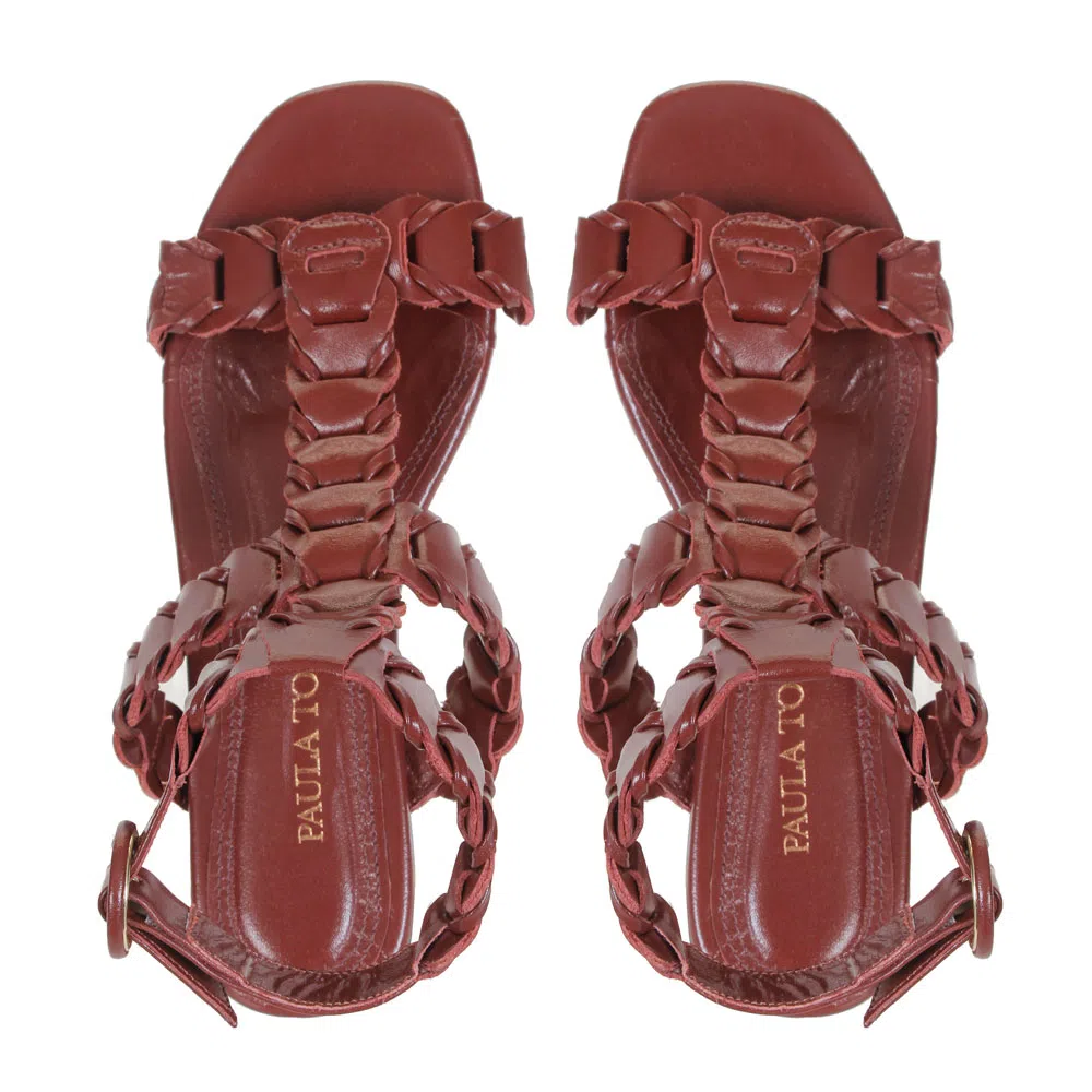 Rasteira Pilar Cognac - Imagem 4
