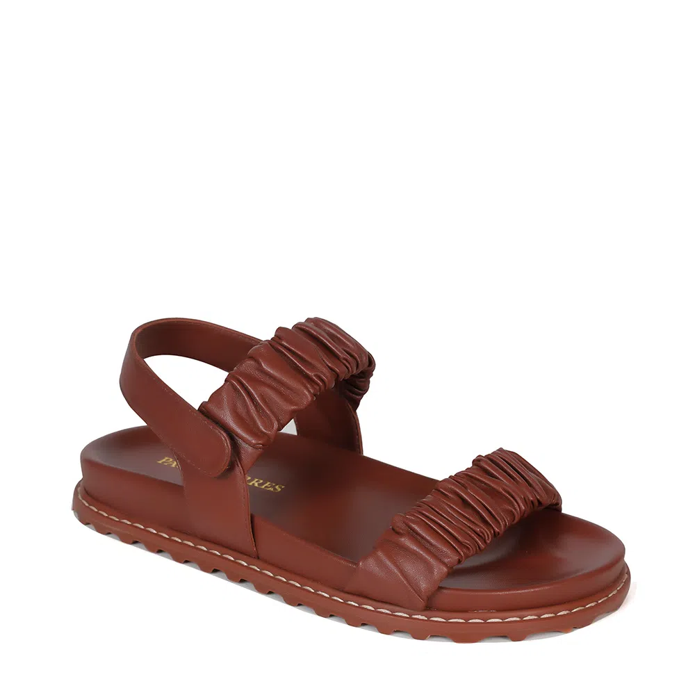 Rasteira Serena Cognac