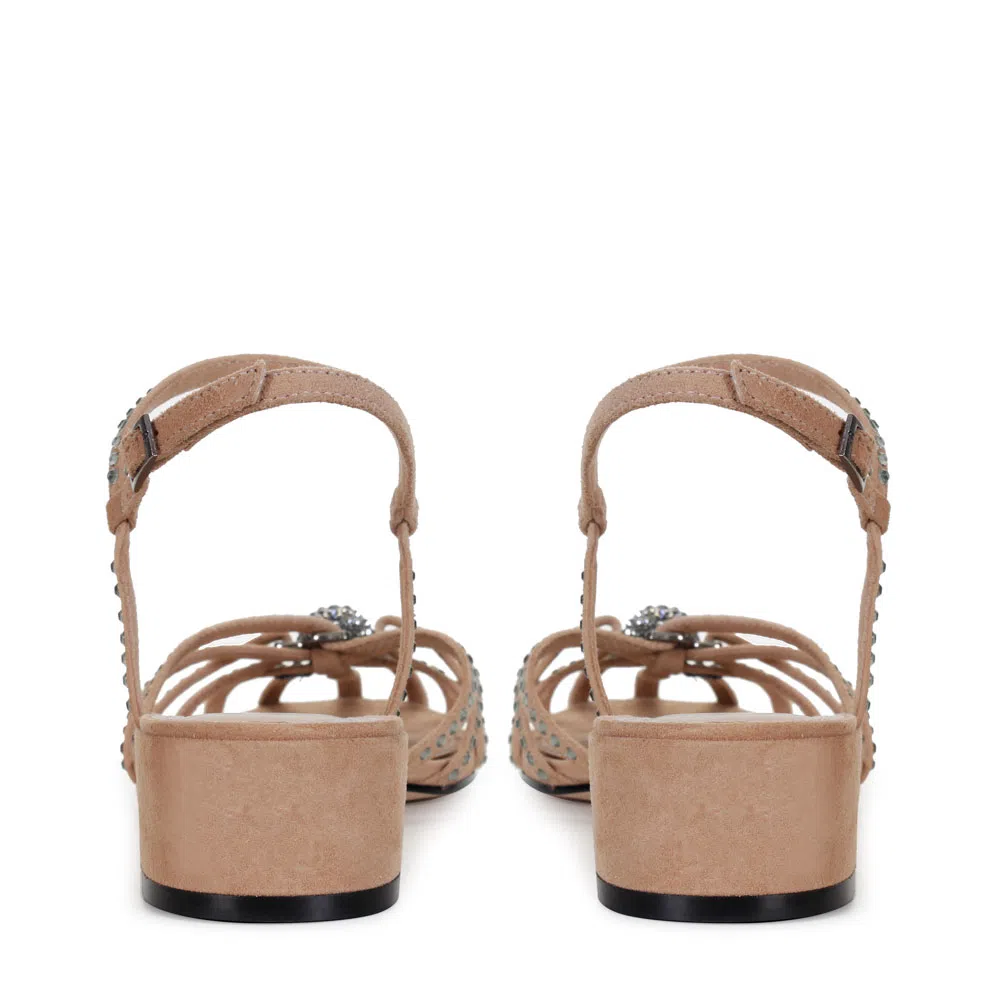 Sandalia Bela Sparkle Bege - Imagem 5