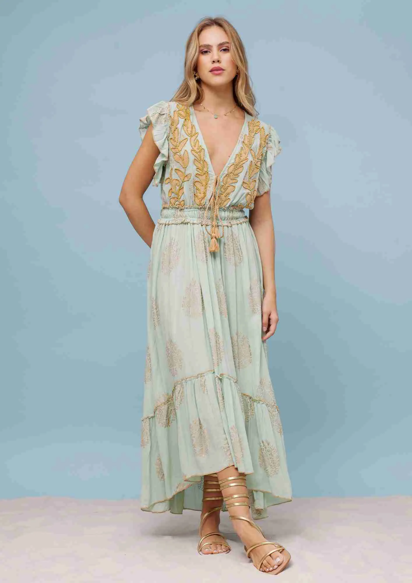 VESTIDO SAN JUAN VERDE