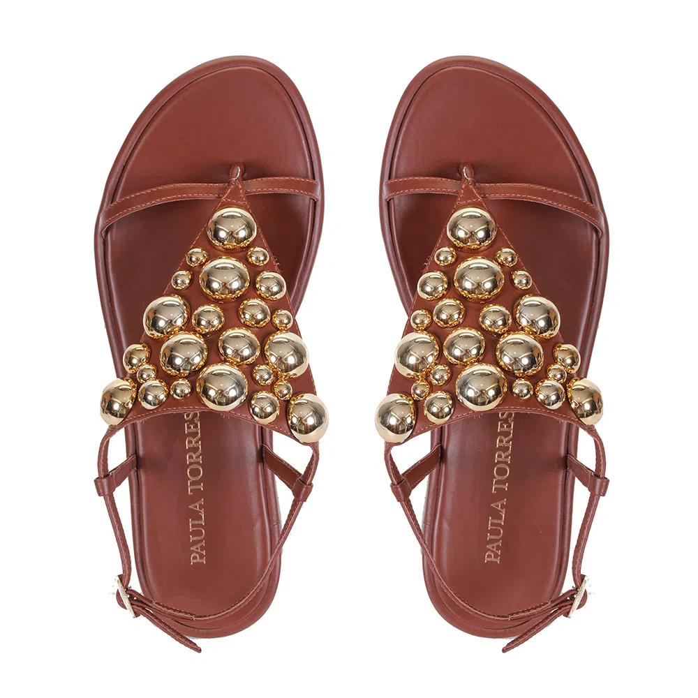 Rasteira Maite Cognac - Imagem 5