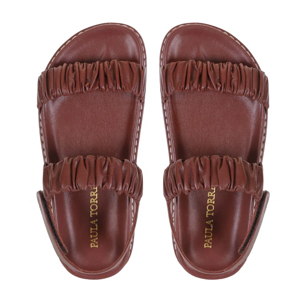 Rasteira Serena Cognac - Imagem 4