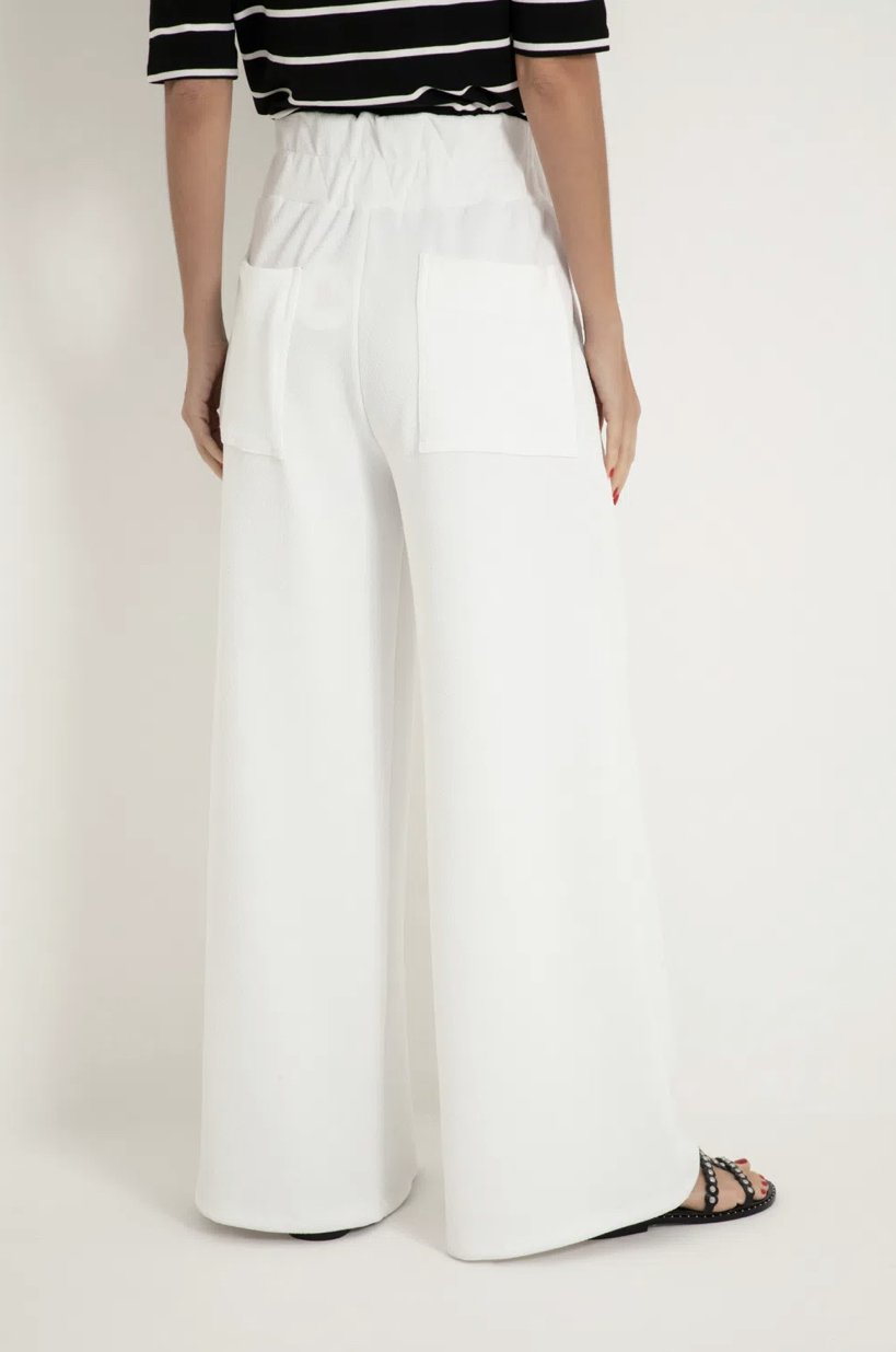 Calca Pantalona New Crepe Branco - Imagem 3