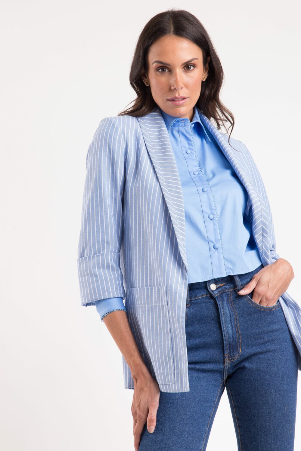 Blazer Sofia Azul - Imagem 3