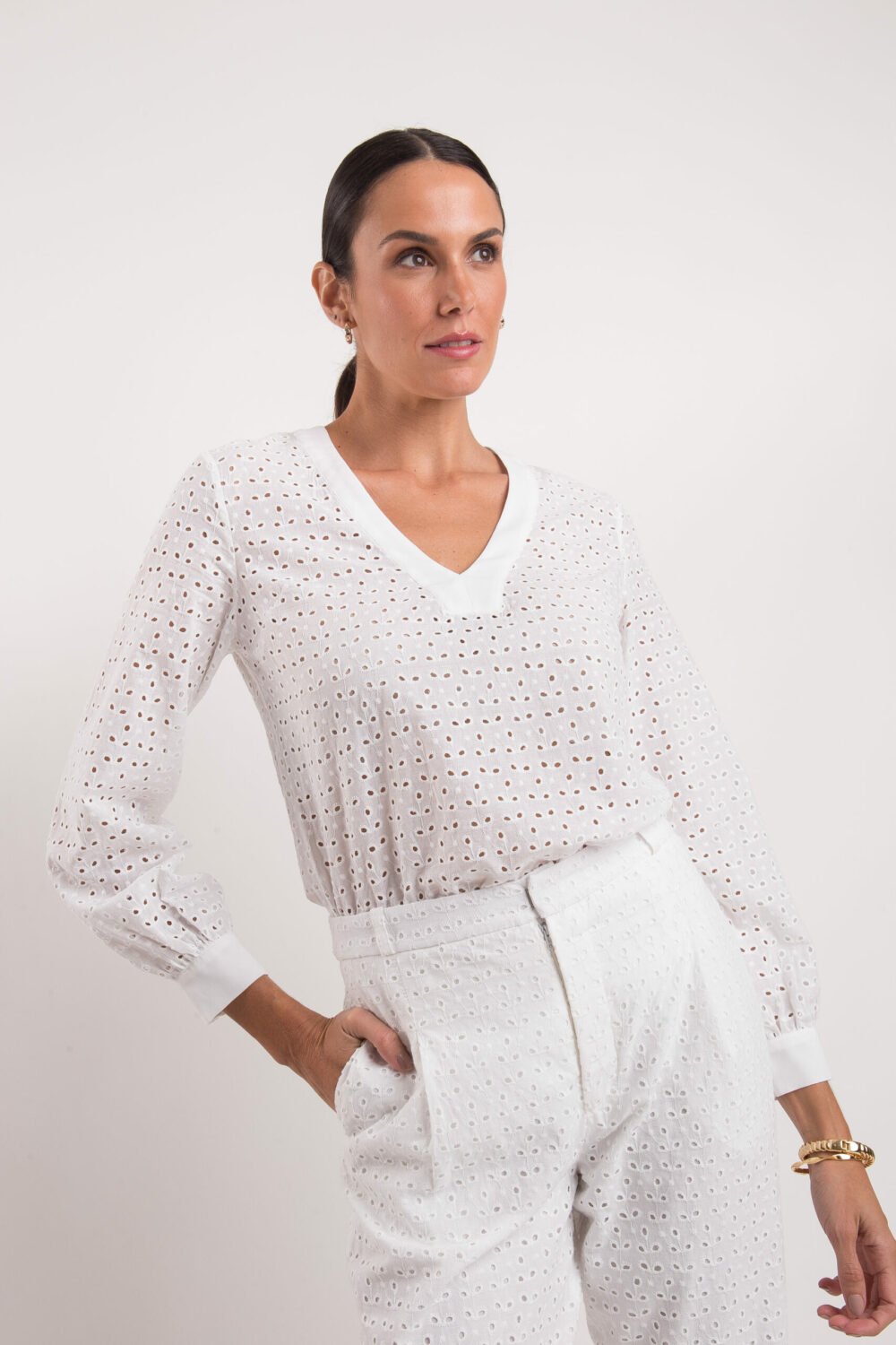 Blusa Libby Branco