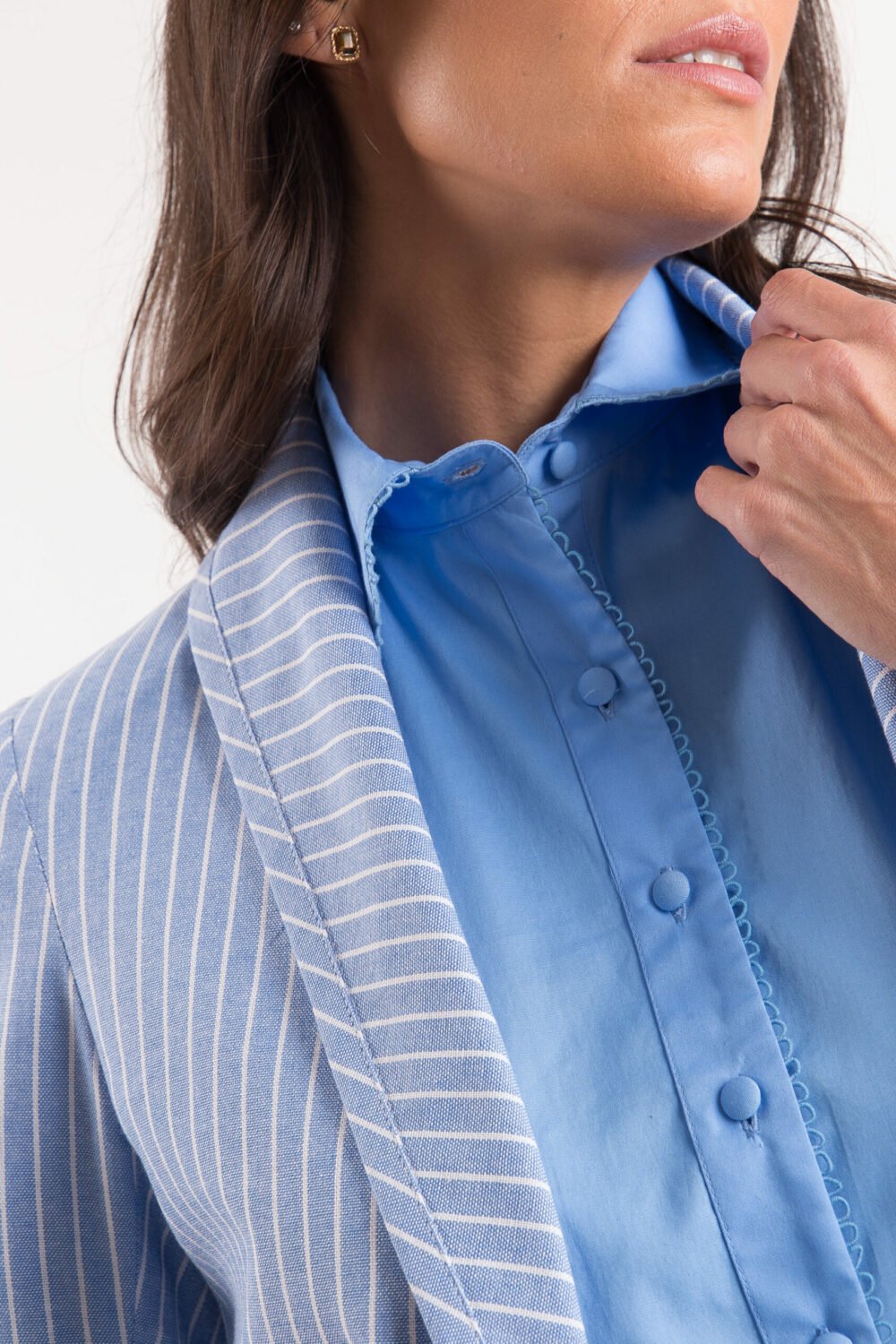 CAMISA ZOE AZUL - Imagem 6