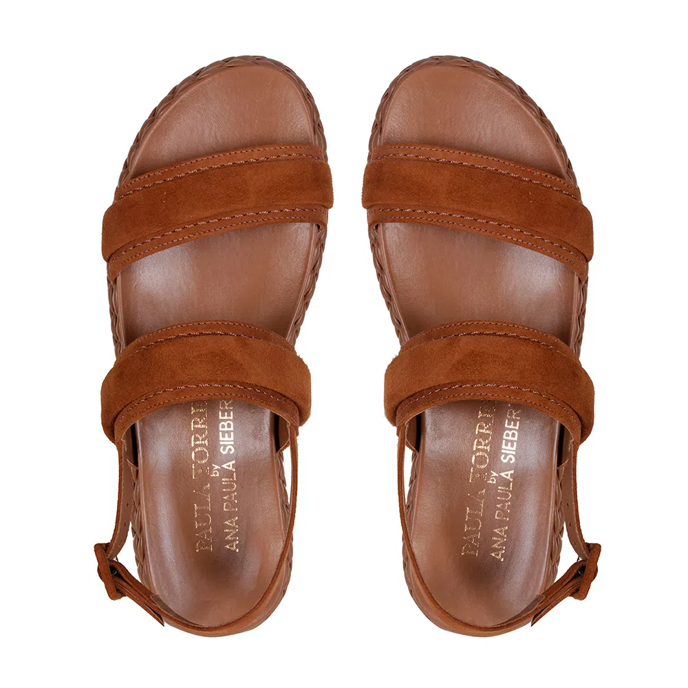 Flatform Vicky Caramelo - Imagem 4