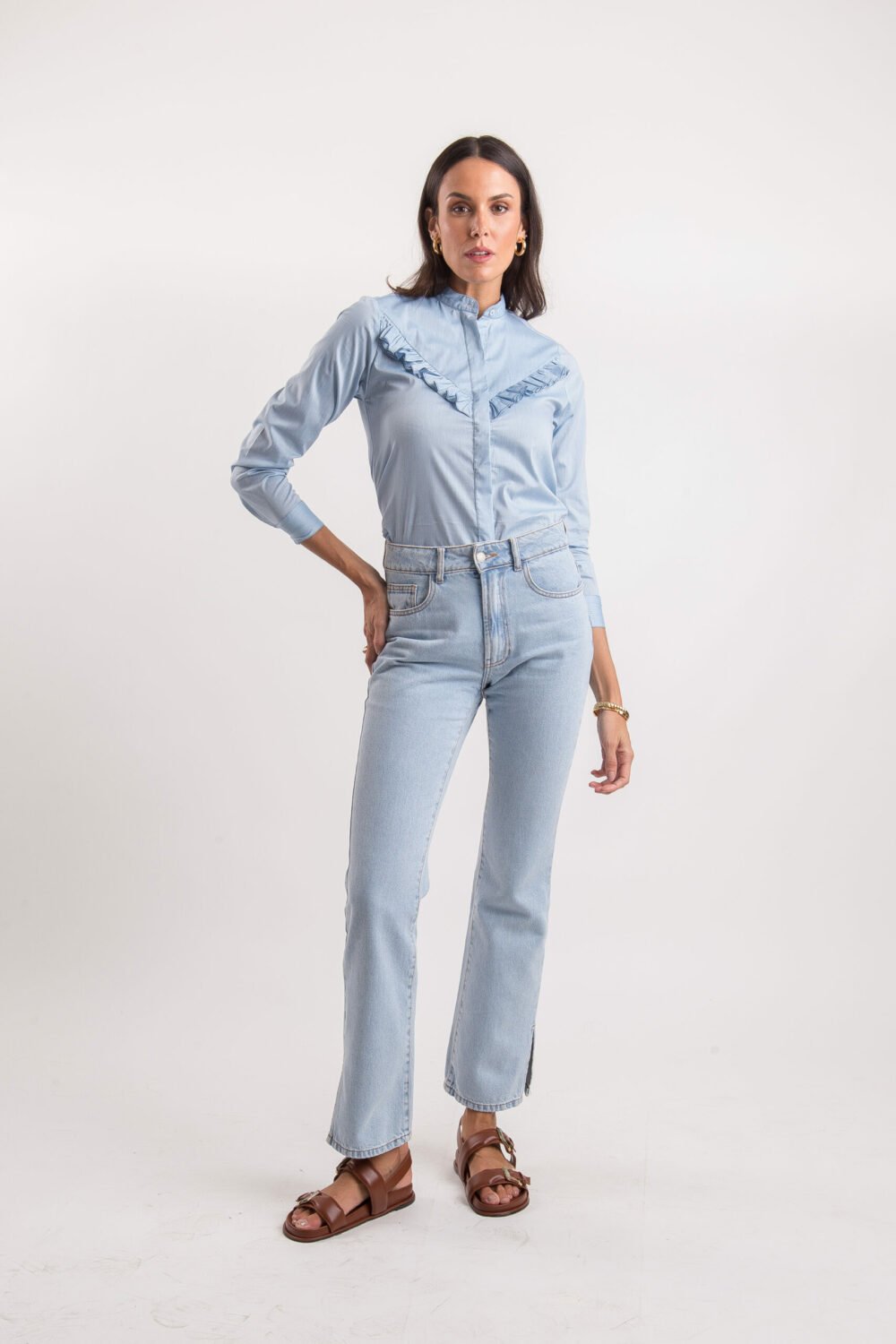 Camisa Renata Azul - Imagem 2