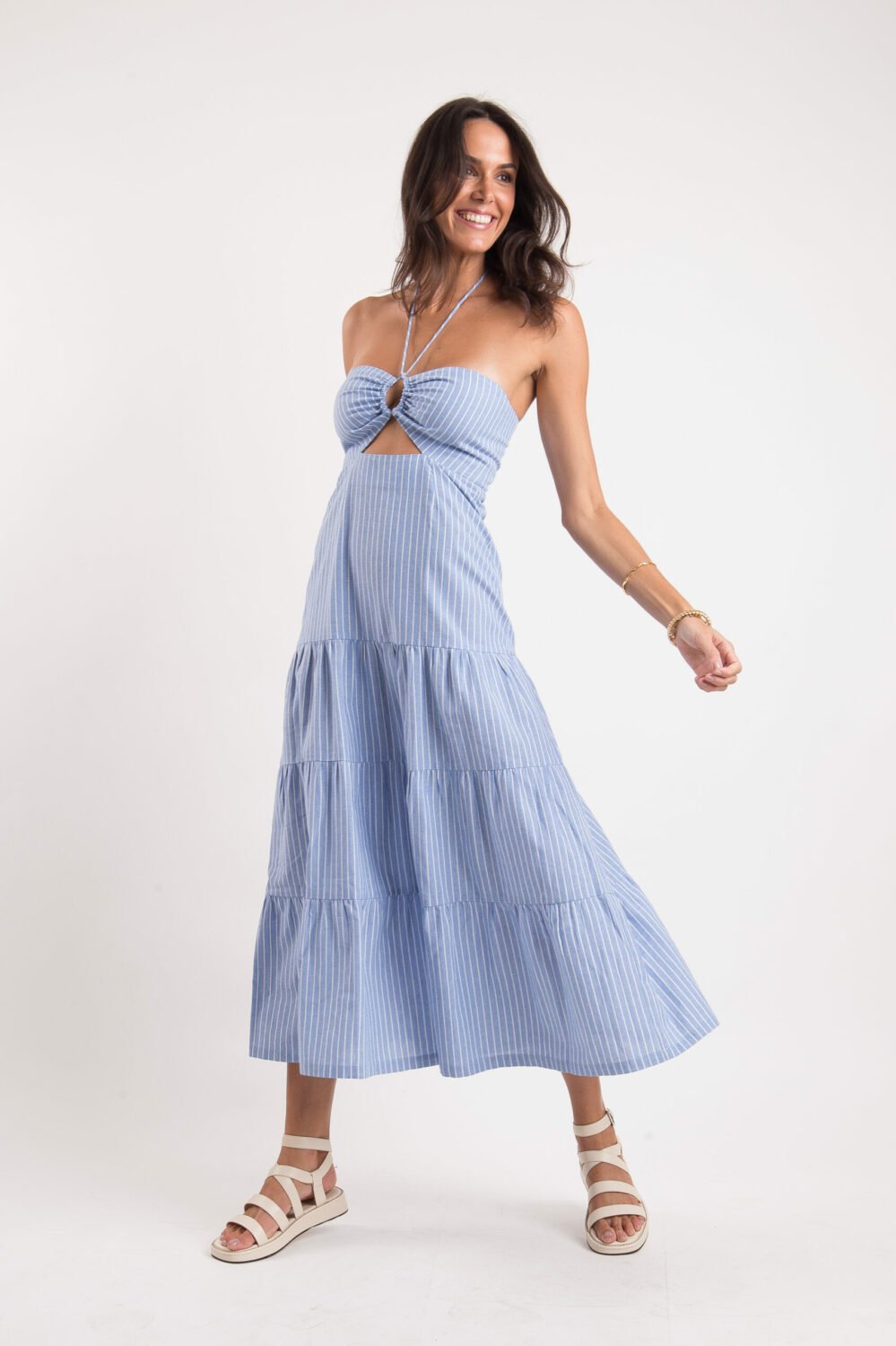Vestido Nicole Azul