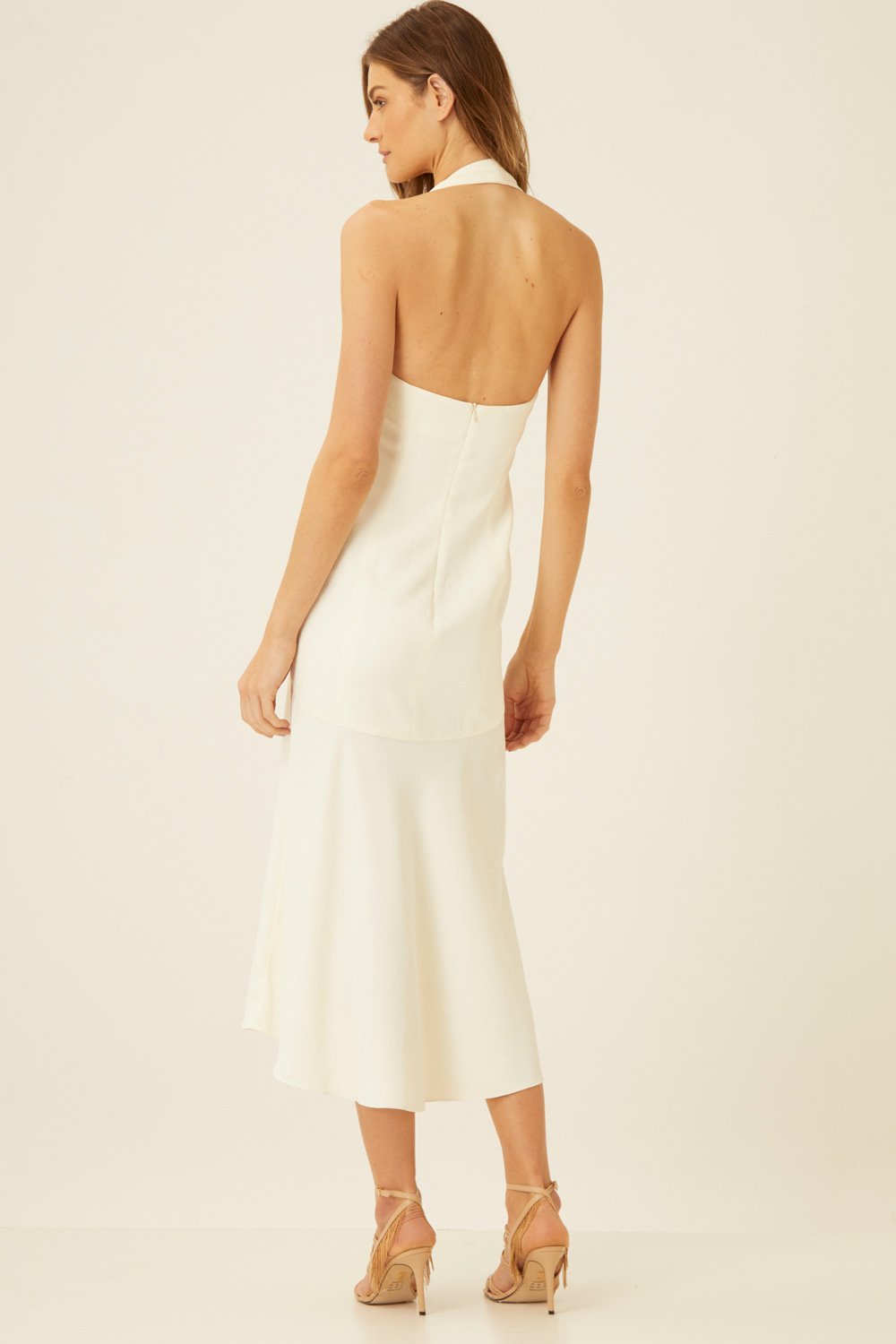 Vestido Midi Ava Off White - Imagem 2