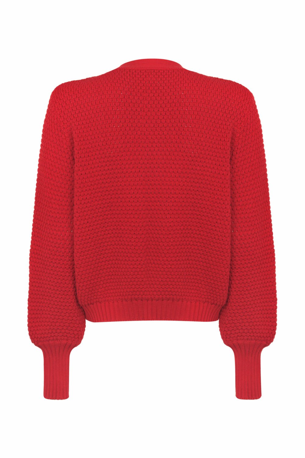 Cardigan Coracoes Vermelho - Imagem 2