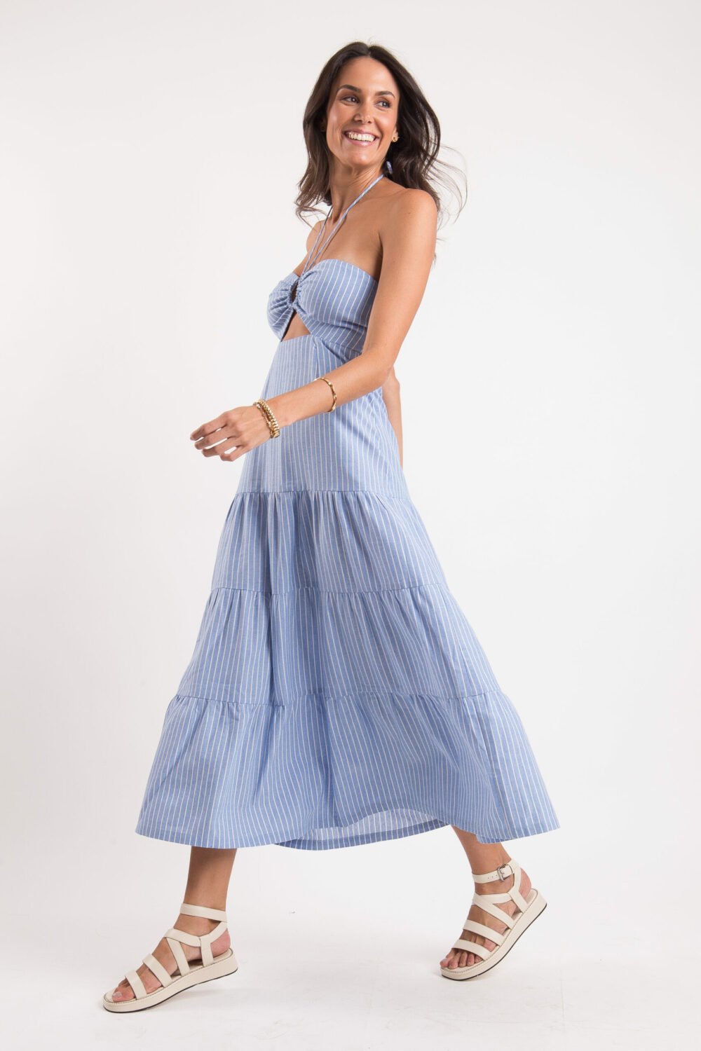 Vestido Nicole Azul - Imagem 3