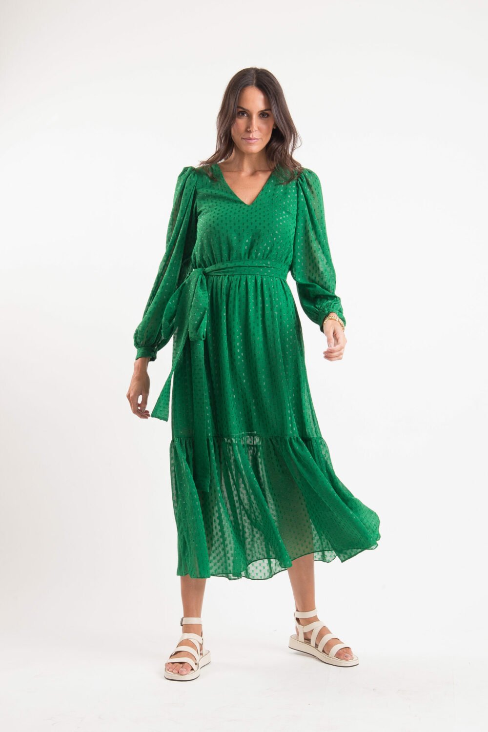 Vestido Adriele Verde