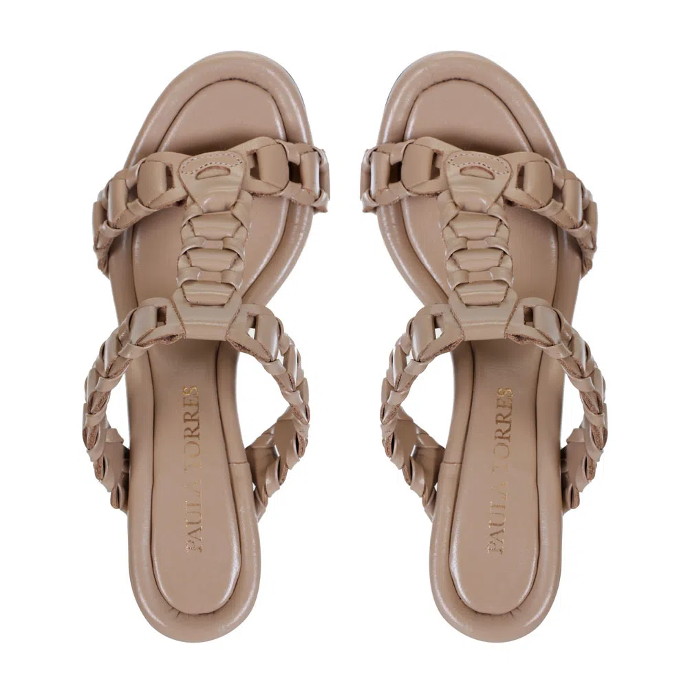 Mule Pilar Bege - Imagem 4