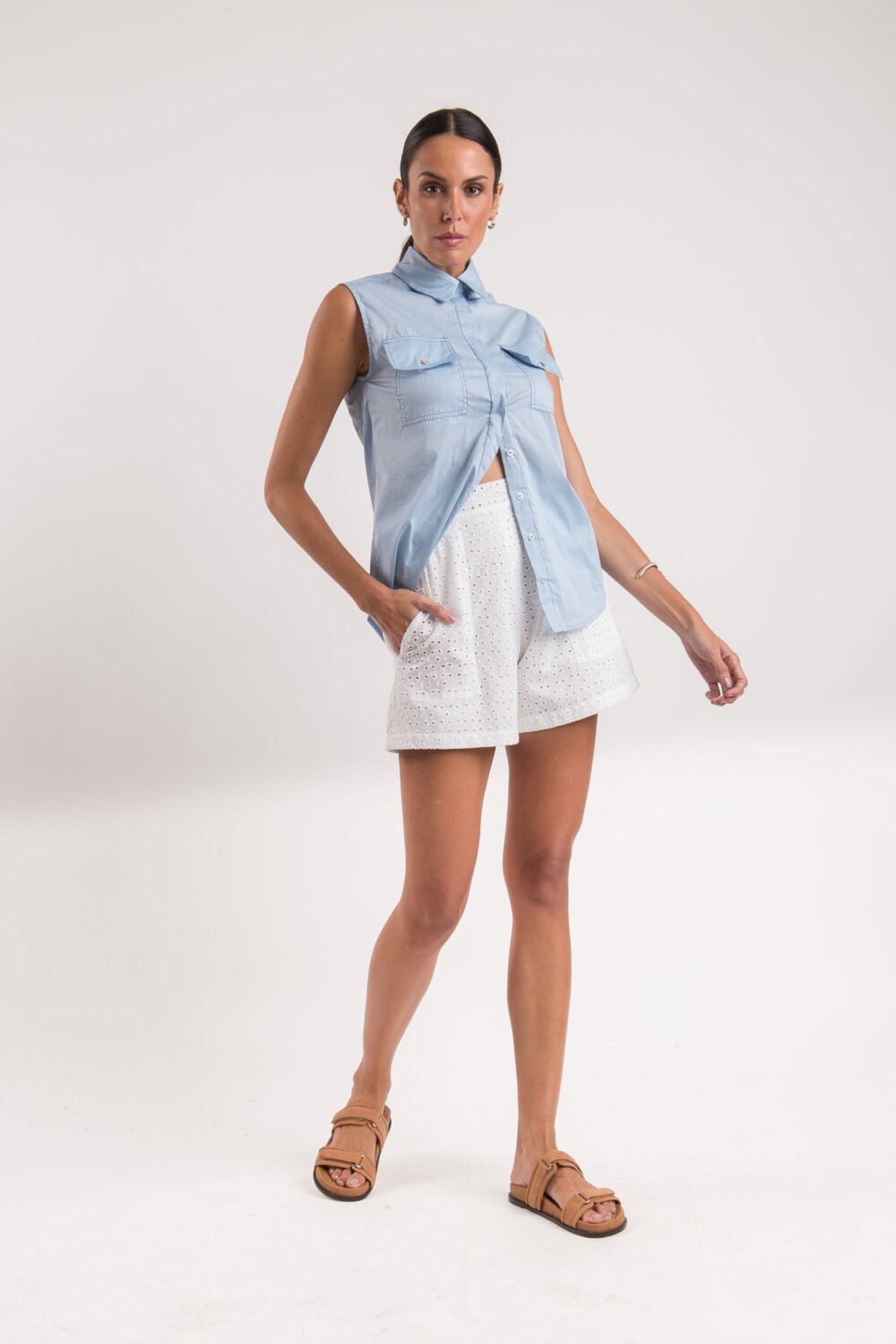 Camisa Sol Azul
