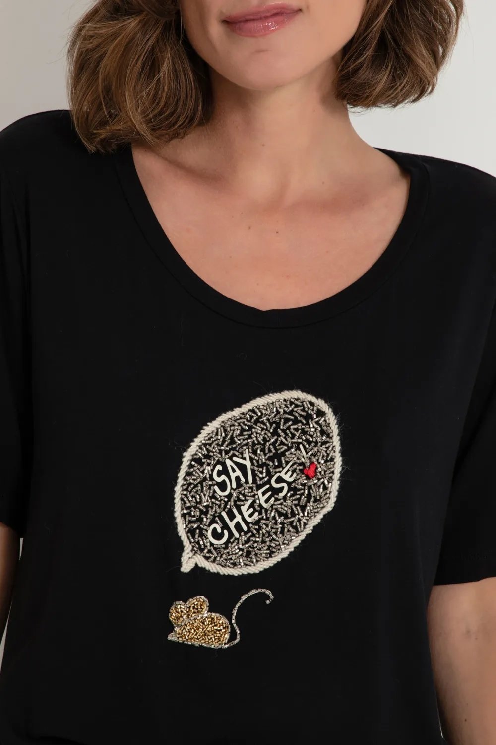 Camiseta Say Cheese Preto - Imagem 2