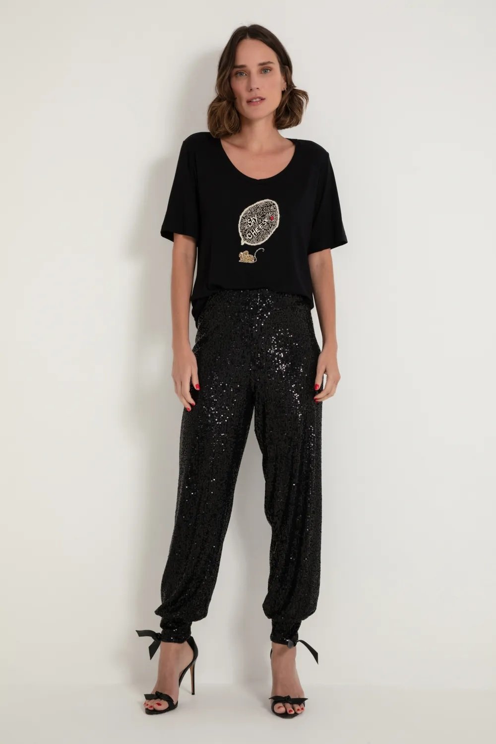 Camiseta Say Cheese Preto - Imagem 3