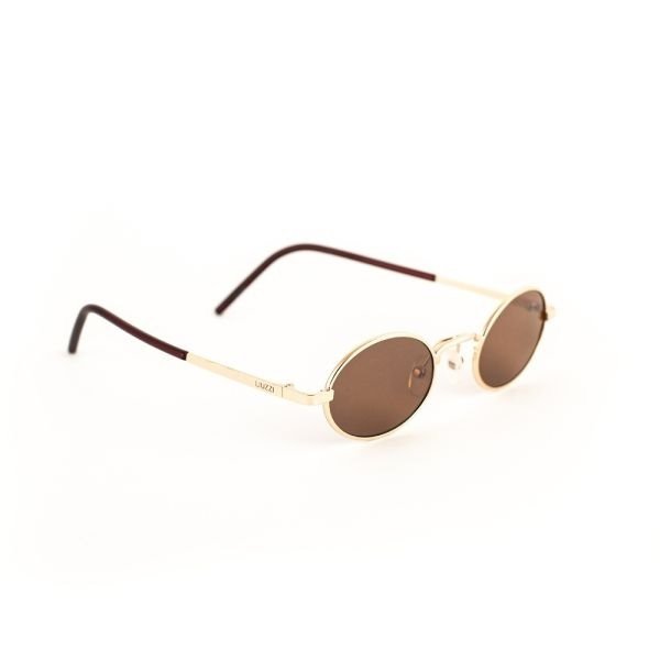 Óculos New Oval vintage dourado - Imagem 3