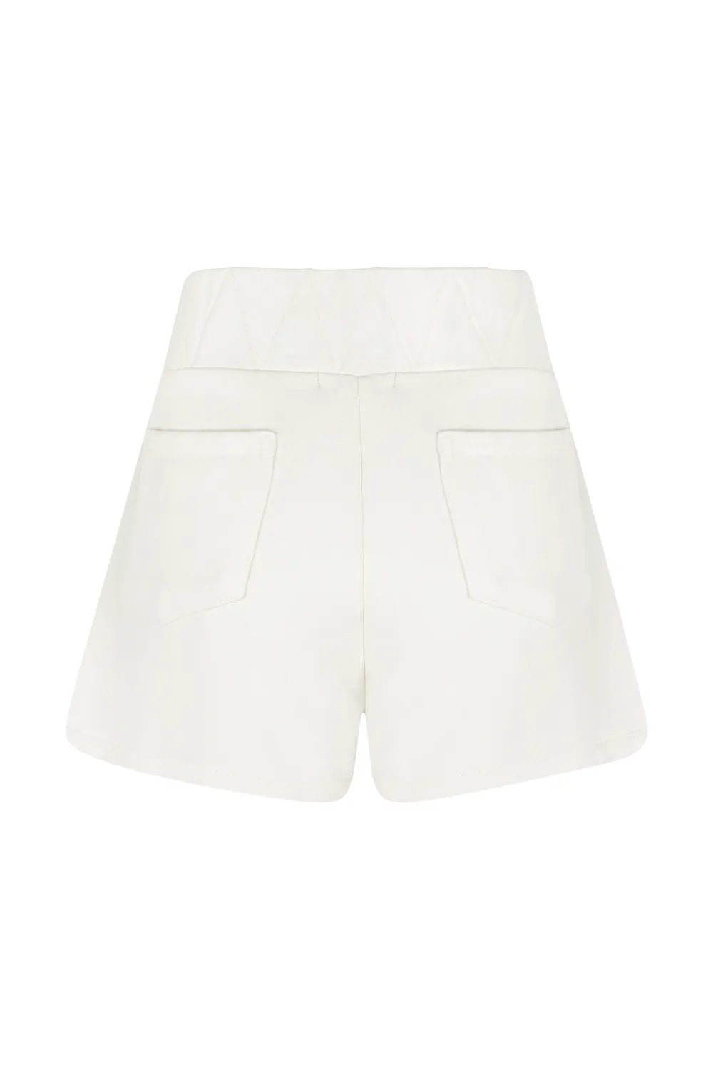 Shorts Moletom Flutas Off White - Imagem 5