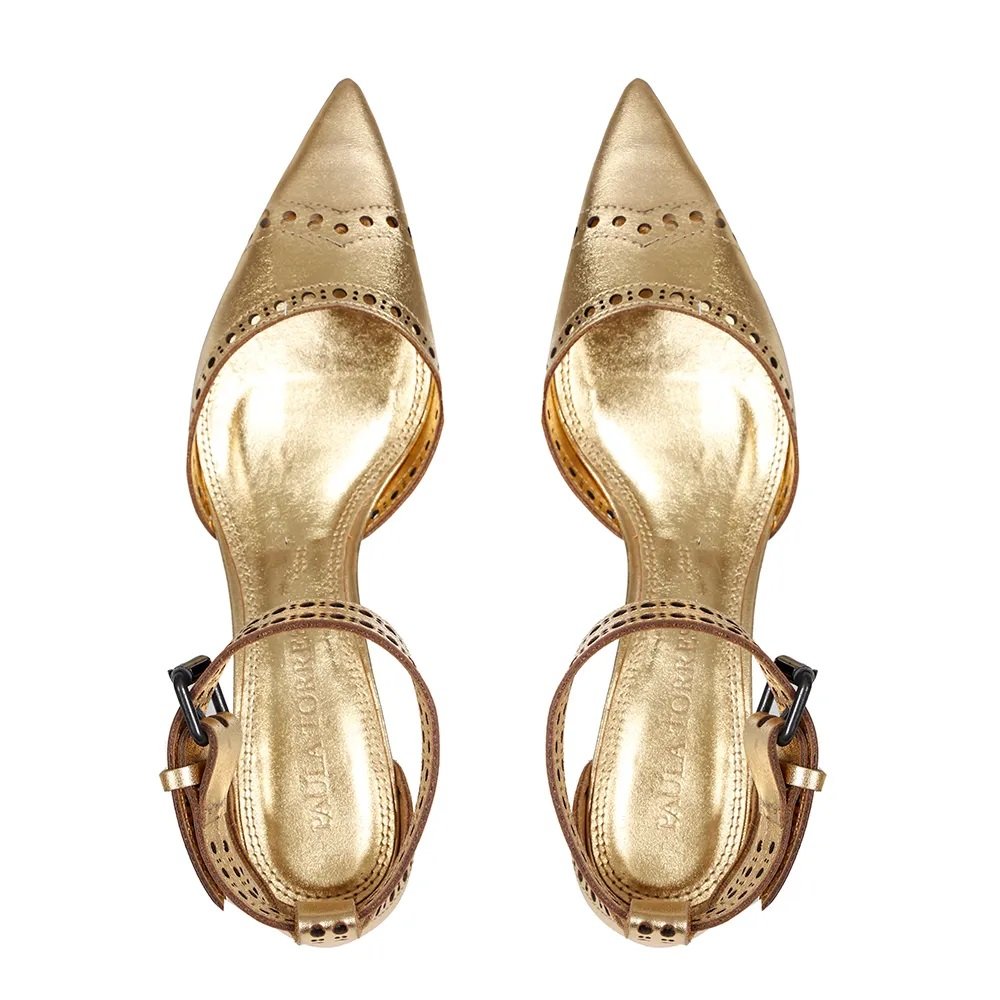 Scarpin Madson Ouro - Imagem 4