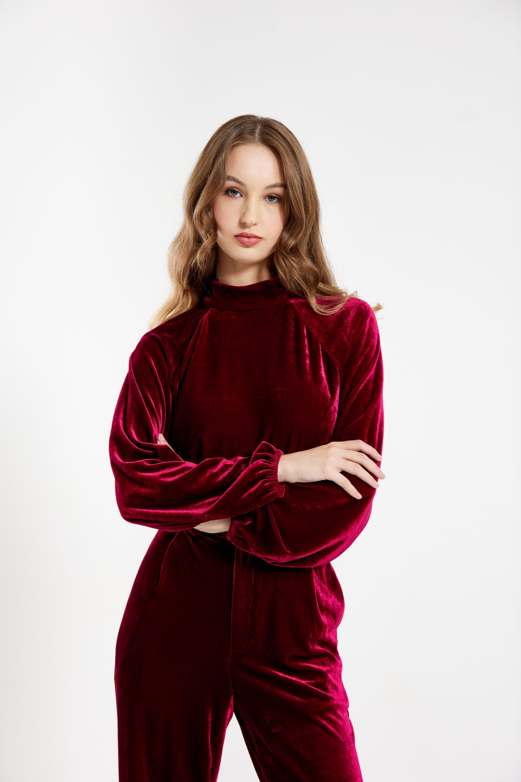 Blusa Vivian Vinho - Imagem 2