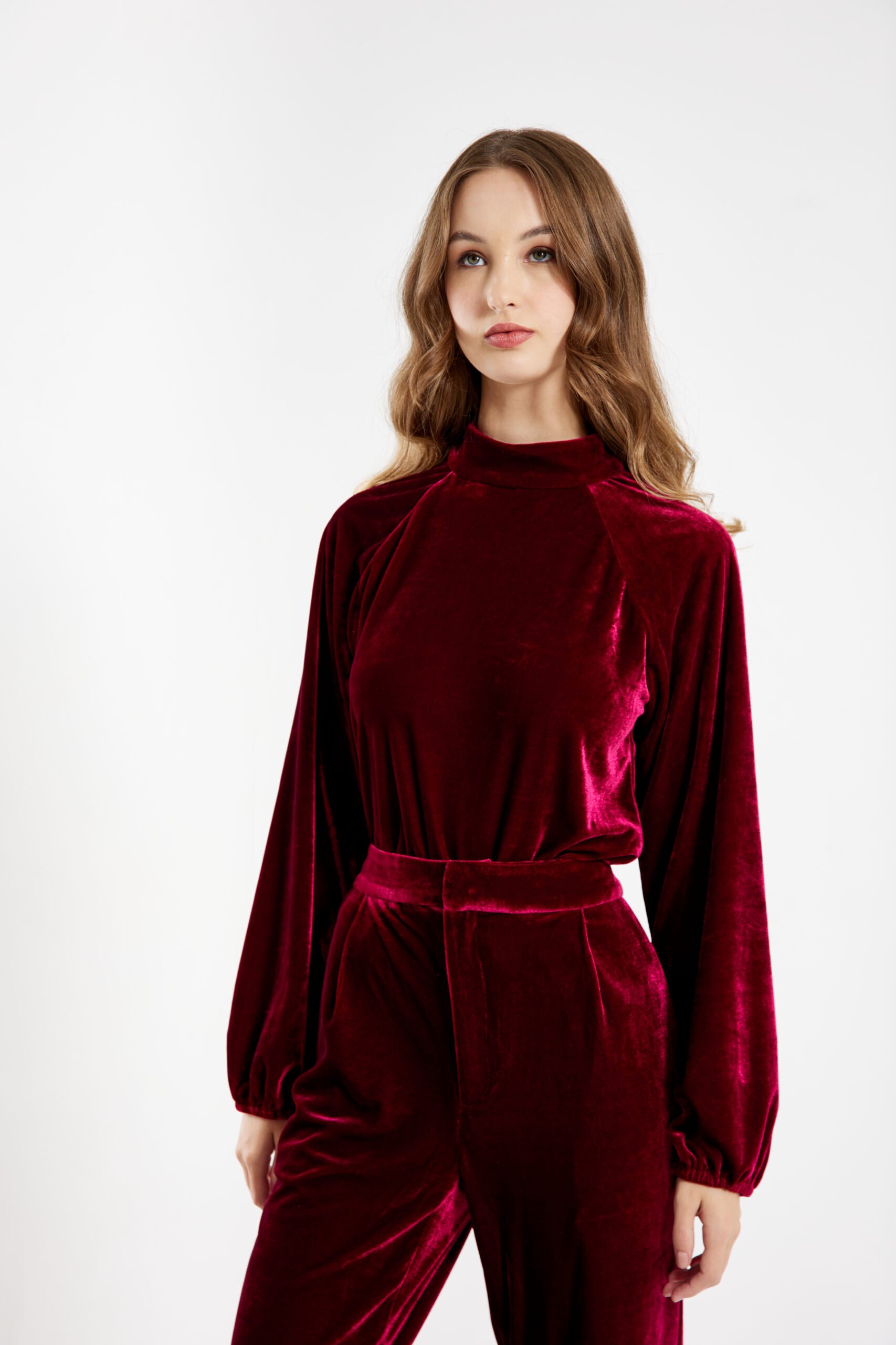 Blusa Vivian Vinho - Imagem 3