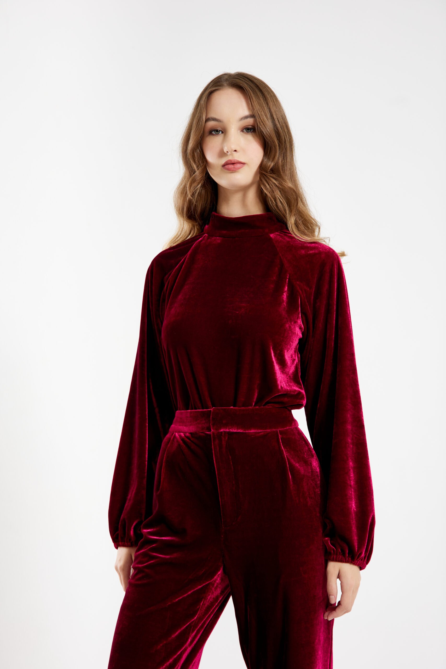 Blusa Vivian Vinho - Imagem 4
