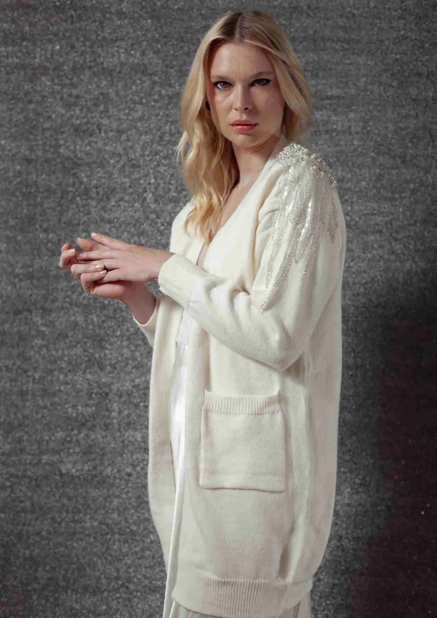 Cardigan Mika Branco
