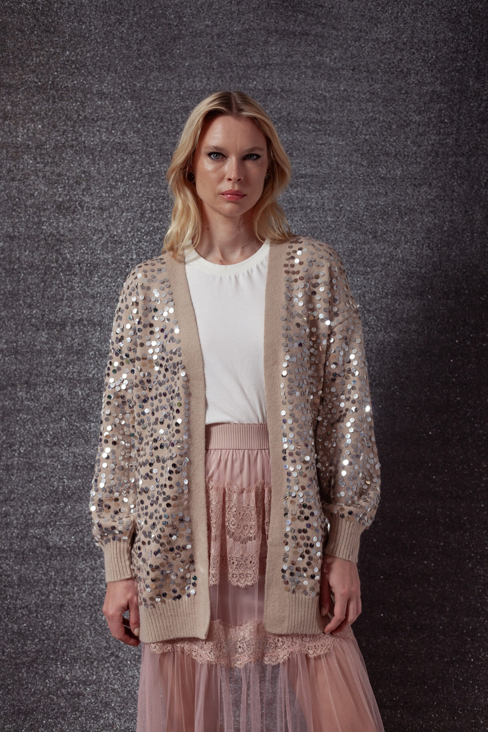 Cardigan Paete Bege - Imagem 3